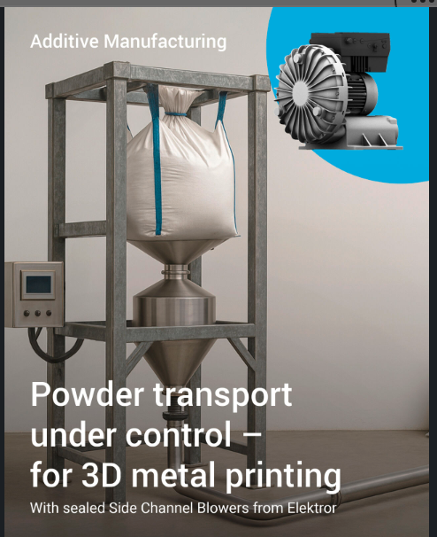 Elektror Air Airsystems in 3D Metal Printing
